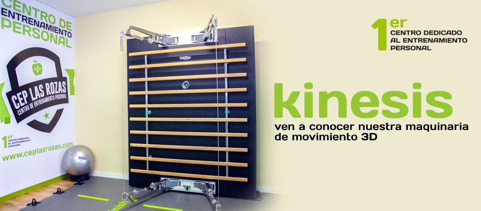 Ven a conocer nuestra maquinaria de kinesis 3D, el único centro de entrenamiento personal en tenerlas. 